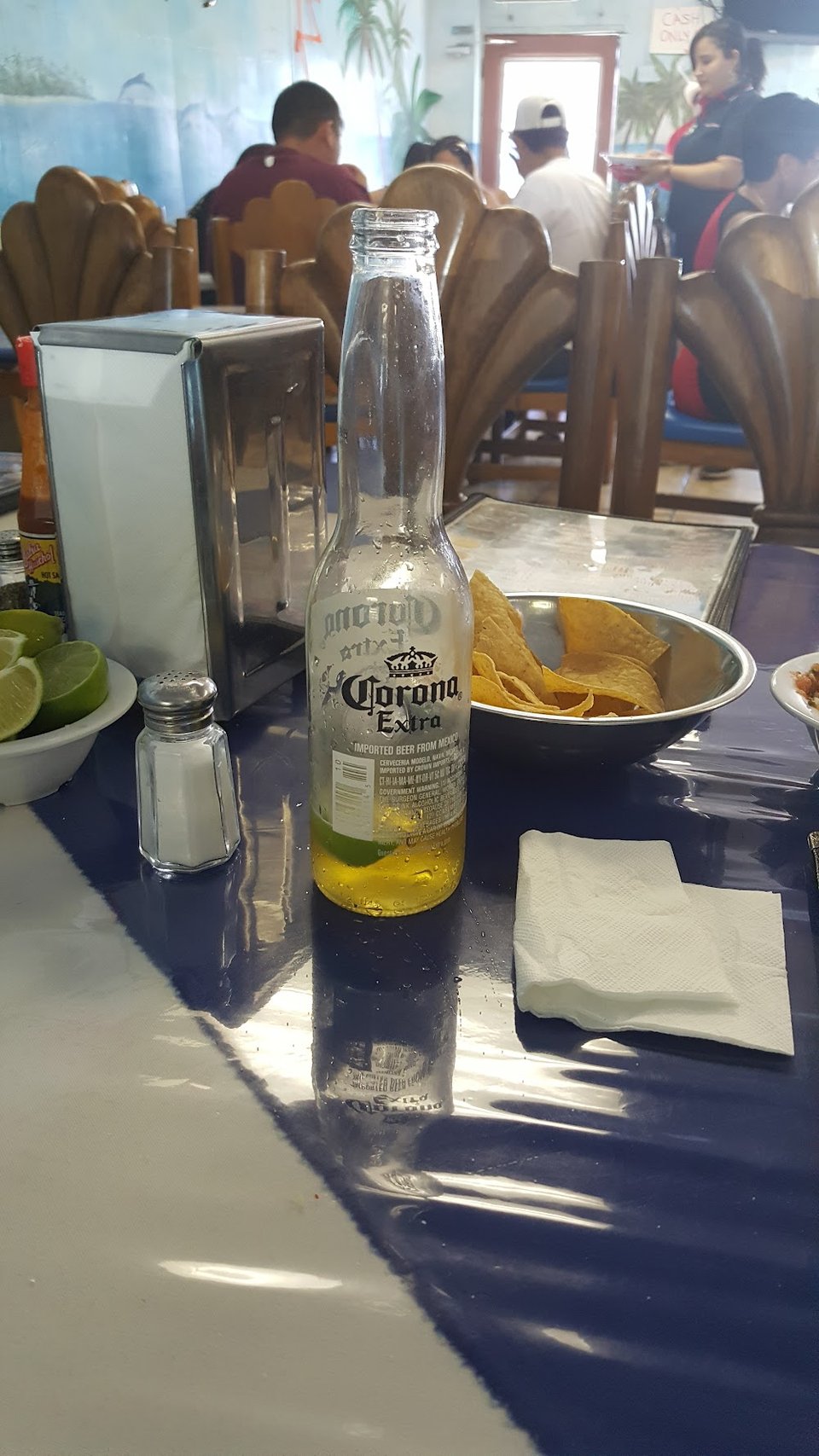Comiendo Mariscos